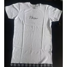 Camiseta Titular Jeans Branca Logo Emborrachado 13257br