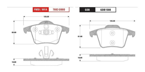 Balatas Traseras Volvo Xc90 2003 -2015 Foto 2