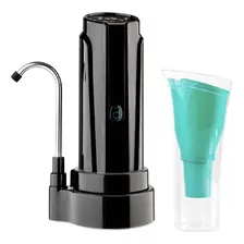 Purificador De Agua Sobre Mesada Dvigi Negro + Jarra Sense 