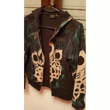 !!!!campera Imp Christian Audigier Con Cierre Ts/ M !!!i