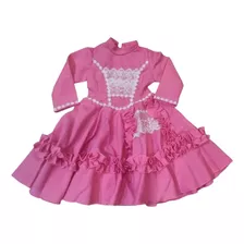 Vestido De Prenda Infantil Tamanho 0 E 1 Ano