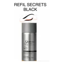 Refil Colônia Boticário Glamour Secrets Black 75ml