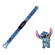 Relógio Stitch Digital Led Infantil À Prova D'água