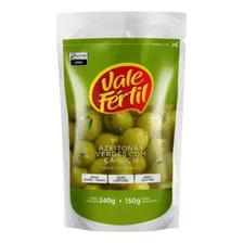 Kit 12 Azeitona Verde Em Conserva C/ Caroço Vale Fértil 150g