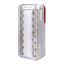 Linterna 14 Led De Emergencia Recargable Usb Macrotel Blanco