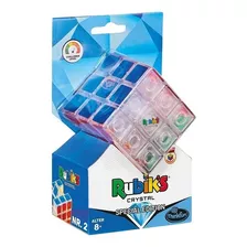 Cubo Rubik's 3x3 Crystal Hasbro Original Transparente Color 