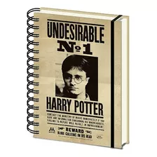 Libreta Sirius Harry Potter 3d Holografica