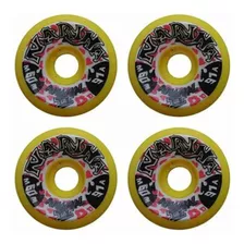 Roda Para Skate Profissional Narina Old School Amarelo 60mm