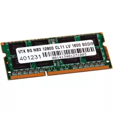 Visiontek 8gb Ddr3l Bajo Voltaje 1600 Mhz (pccl11 Sodimm,