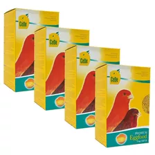 Kit 4 Cédé Eggfood Red 1kg - Farinhada Vermelha Cardeal