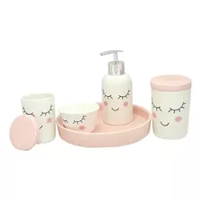 Kit Higiene Infantil De Porcelana