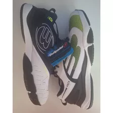 Zapatillas Bullpadel Hack Hybrid Fly Blanco /azul Marino