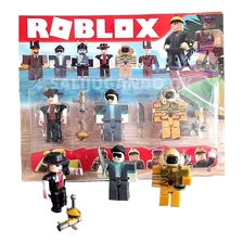 Set X 3 Muñecos Roblox Articulados Con Accesorios Blister