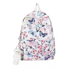 Mochila Casual Com Estampa De Borboleta Para Mulheres 2024