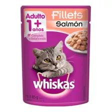 Alimento Húmedo Para Gatos Whiskas Salmón 85g