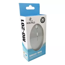 Mouse Hikari Inalambrico 1200dpi Colores Usb 10mt 2.4ghz