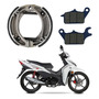 Balatas Traseras/ Delanteras Para Honda Elite 125 