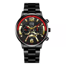 Reloj Con Banda De Acero Aleado Para Hombre Aa-020