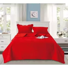 Cubre Cama 2 Plazas Plush + 2 Funda De Almohada