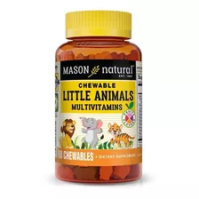 Mason Natural | Kids Little Animals Multivitamins | 60 Chew