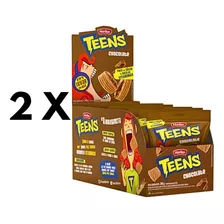 Kit Biscoito Teens Chocolate Marilan -2cx C/ 8un De 30g Cada