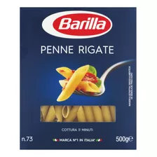 Macarrão De Sêmola Penne Rigate 73 Barilla Caixa 500g