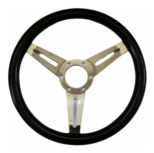 Volante Clsico Tipo Nardi Negro Adaptador Y Pulsador Univ Foto 6