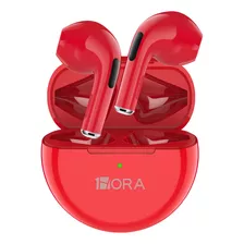 Audífonos In-ear Bluetooth Auriculares 1hora Aut119 Color Rojo