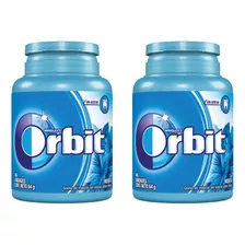 Pack 2 Chicle Orbit Sin Azucar Menta 46 Unidades C/u