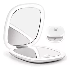 Compact Mirror, Nuoya 2-sided Rechargeable Travel Makeup Mir