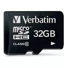 Tarjeta De Memoria Verbatim 44083 Premium Con Adaptador Sd 32gb