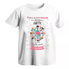 Camiseta Educação Infantil Camisa Professor Amor E Dedicação