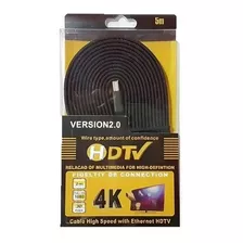 Cabo Hdmi Hdtv 2.0 4k 3d Full Hd 5 Metros