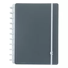 Caderno Inteligente Grande Ci Cool Grey 80 Fls Universitario