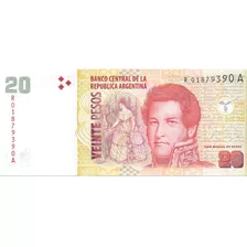 Billete 20 Pesos Serie F Reposicion Sin Circular