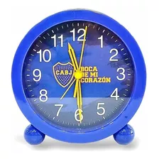Reloj Despertador Boca Juniors 12x12cm Lic. Oficial Regalos