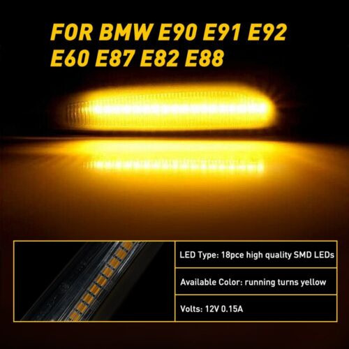 For 04-10 Bmw 5-series E60 E61 Led Front Bumper Side Mar Aab Foto 3