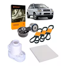 Kit Filtro Cabine Tucson 2.0 16v 2009 Comb Correia Dentada