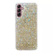 Capa Capinha Compatível Samsung A14 5g Glitter Brilho Clear