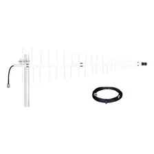 Antena Celular Rural Fullband Aquario 14dbi 2g A 5g Cabo 15m