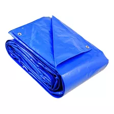 Lona Azul Impermeável Cobertura Multiuso 300 Micras 6x3m