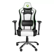 Silla Gamer Xbox Elite Piel Sintetica Blanco/negro Color Blanco