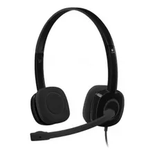 Headset Com Fio P2 Logitech H151 Stereo Microfone Original