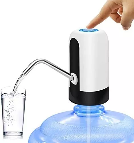 Dispensador De Agua Electrico Para Botellon Usb Recargable 