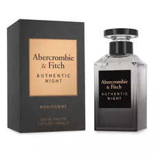 Abercrombie & Fitch Authentic Night Men 100ml Edt Spray - Ca