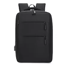 Mochila Impermeável Notebook Acer Dell Hp Macbook Pro Air Cor Preto