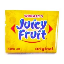 Goma De Mascar Americana Wrigley's Juicy Fruit Com 15 Sticks