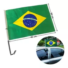 Bandeira Brasil Oficial Copa Do Mundo Carro Vidro Carreata
