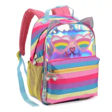 Mochila Infantil Bebe Creche Escolar Gatinho Animais