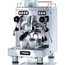 Cafetera Expresso Profesional Saeco Se50 Manual Vapor Color Plateado